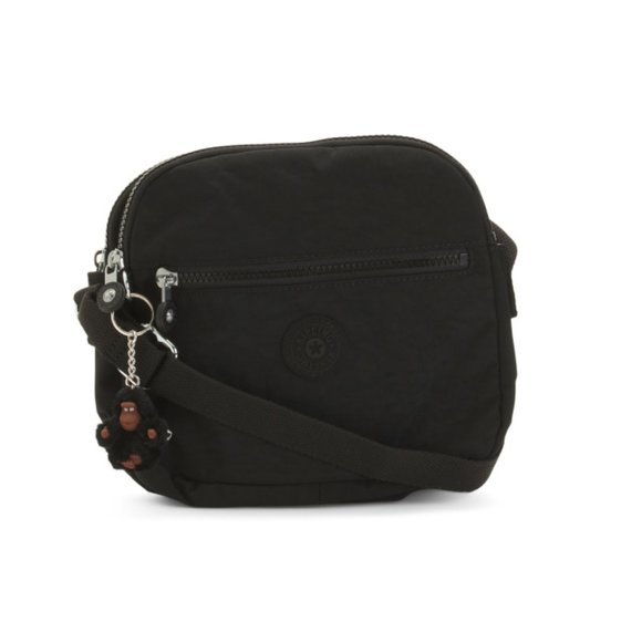 Kipling Bags Kipling Black Nylon Keefe Triple Entry Crossbody